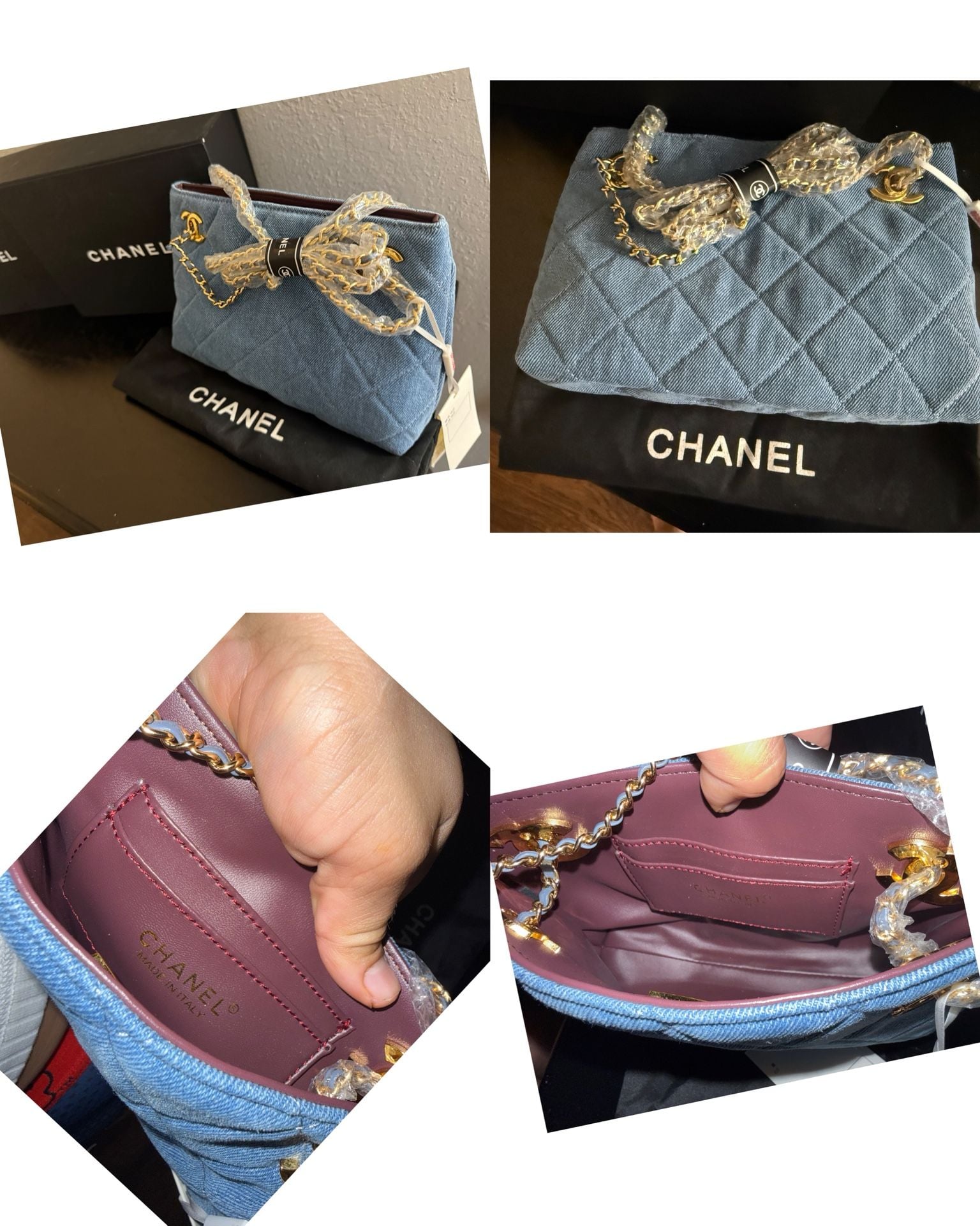 Chanel Quilted Pink Leather Double Flap Chain Shoulder Bag 4