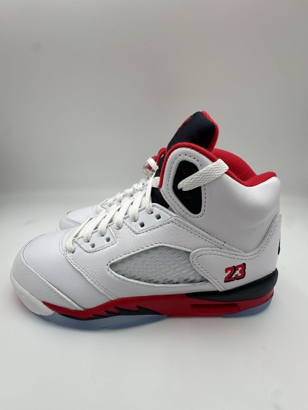Jordan Air Jordan 5 Retro Fire Red Black Tongue GS 3.5 Y 2