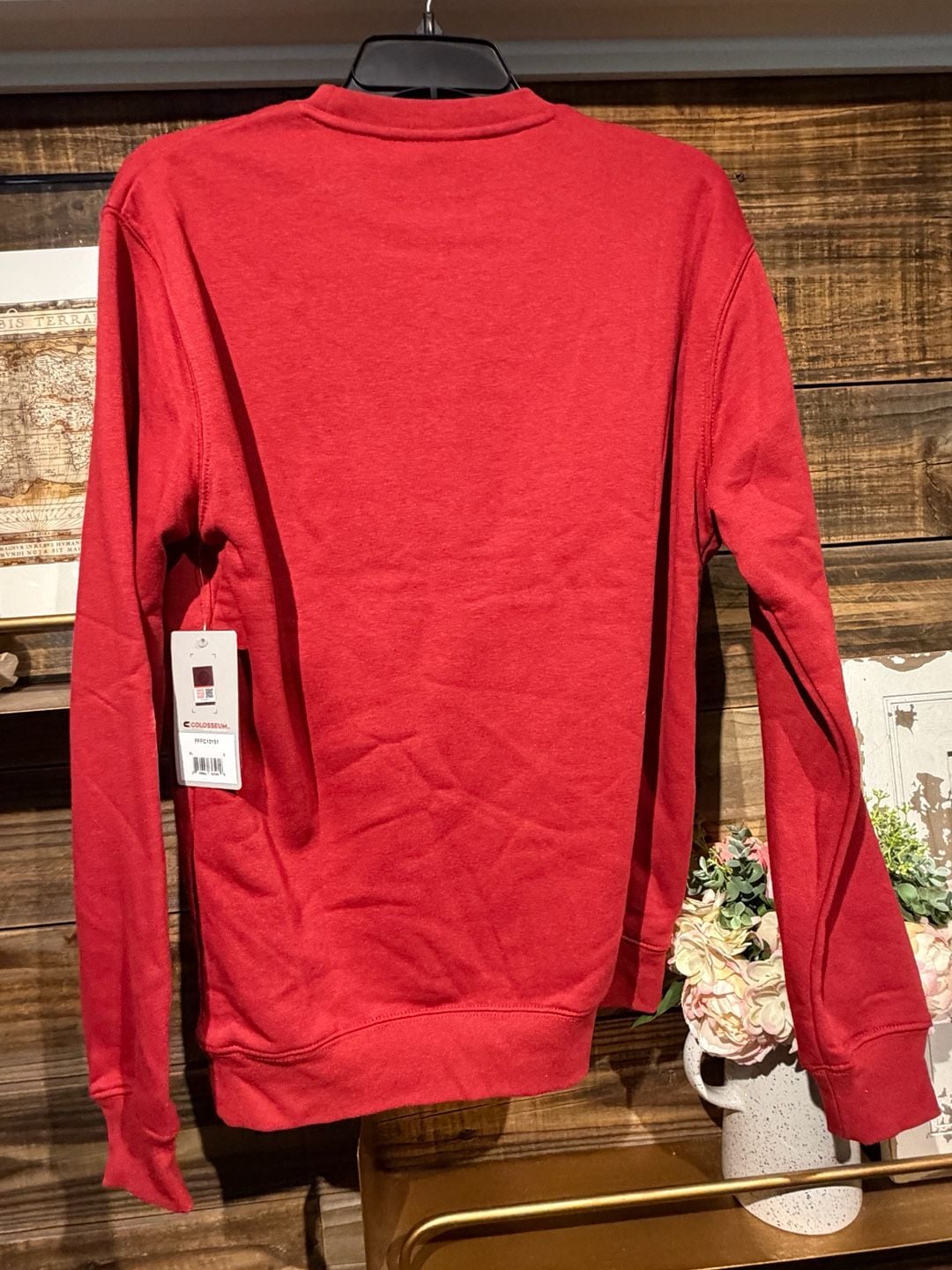 Colosseum Alabama Crimson Tide Sweatshirt Size S Red Arch Logo Crewneck 6