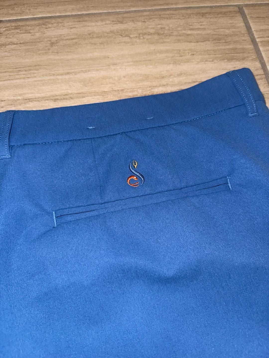 Holderness & Bourne Performance Shorts Size 40 Blue Tailored Fit 6