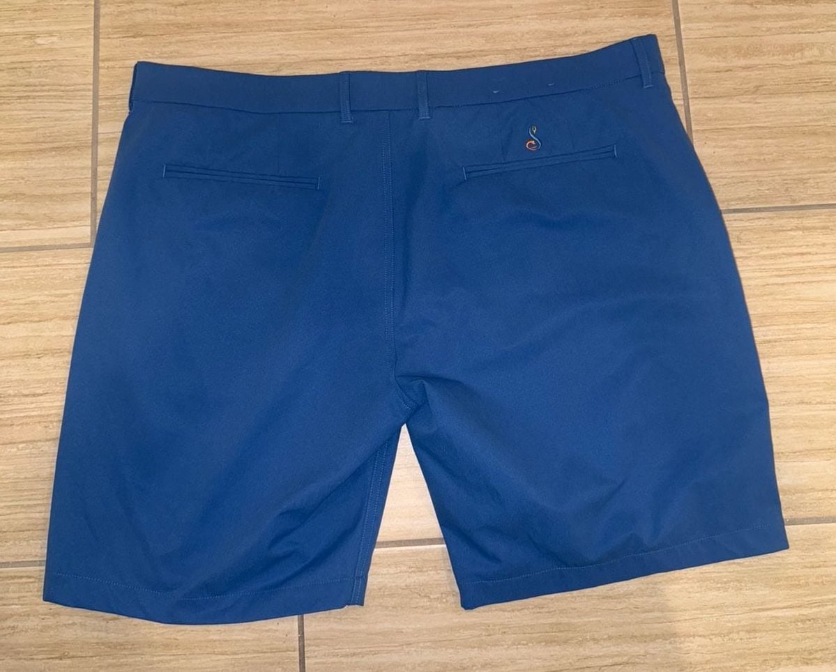 Holderness & Bourne Performance Shorts Size 40 Blue Tailored Fit 5