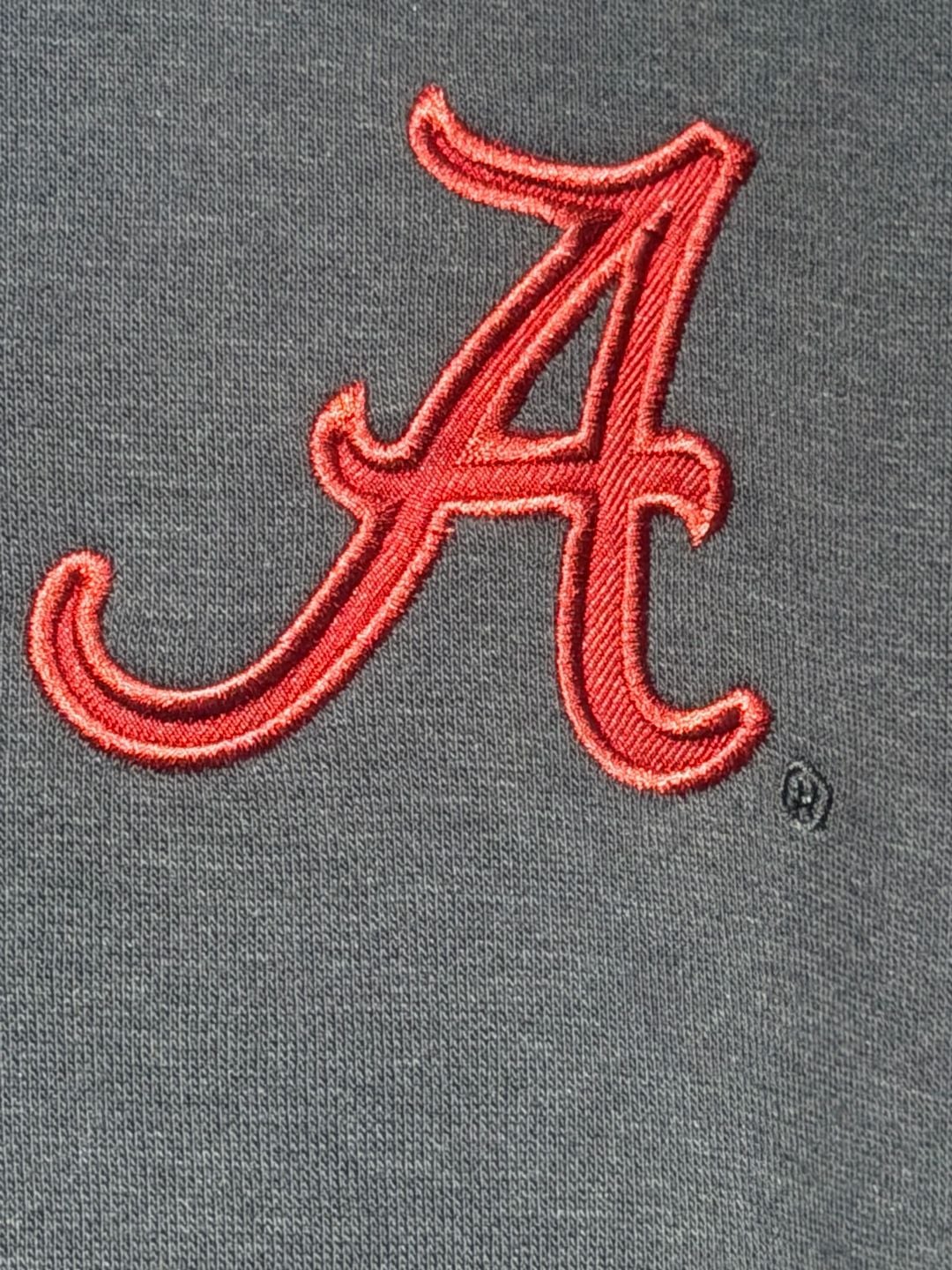 Colosseum Alabama Crimson Tide Quarter Zip Pullover XXL Charcoal 4