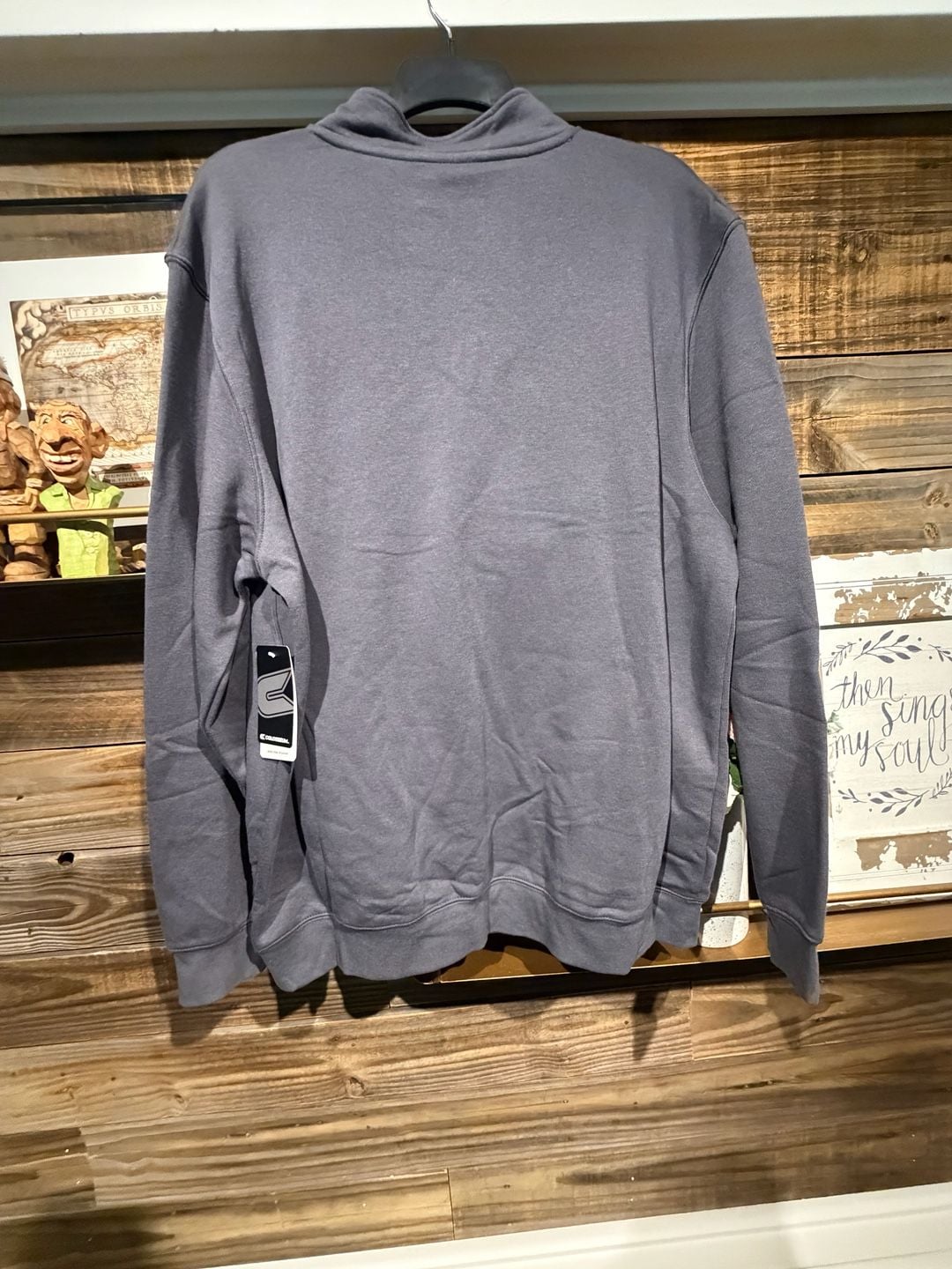 Colosseum Alabama Crimson Tide Quarter Zip Pullover XXL Charcoal 8