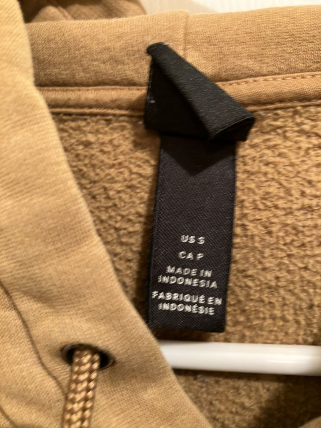 H&M Hoodie Size S Camel Brown Pullover 4