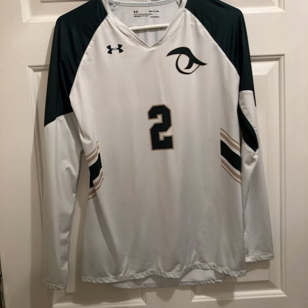 Under Armour Gators Volleyball Jersey Size SM White Long Sleeve Number 2
