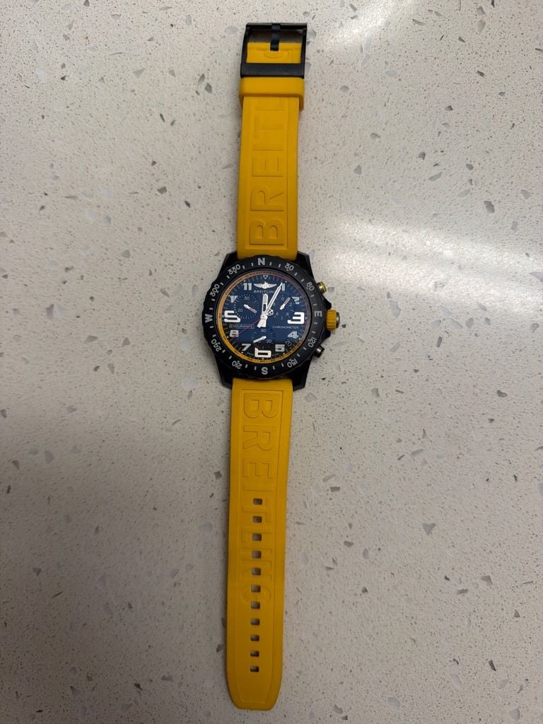 Breitling Endurance Pro Watch Yellow 2
