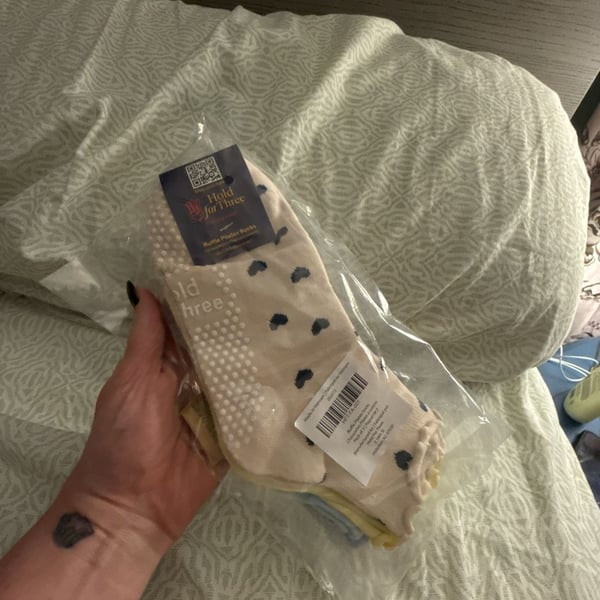 Hold for Three Ruffle Pilates Socks Pack of 3