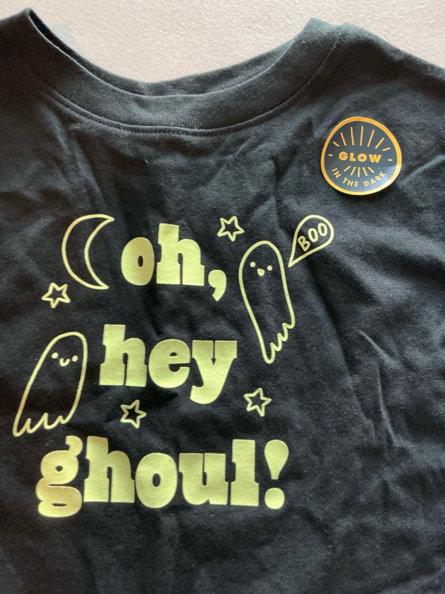 Cat & Jack Oh Hey Ghoul! Size 2T Black T-Shirt 4