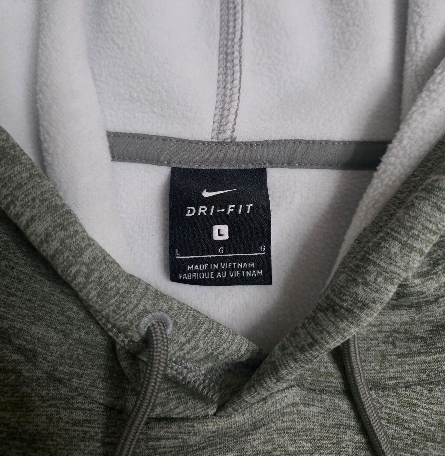 Nike San Diego Padres Dri-Fit Hoodie Size L Heather Gray 4