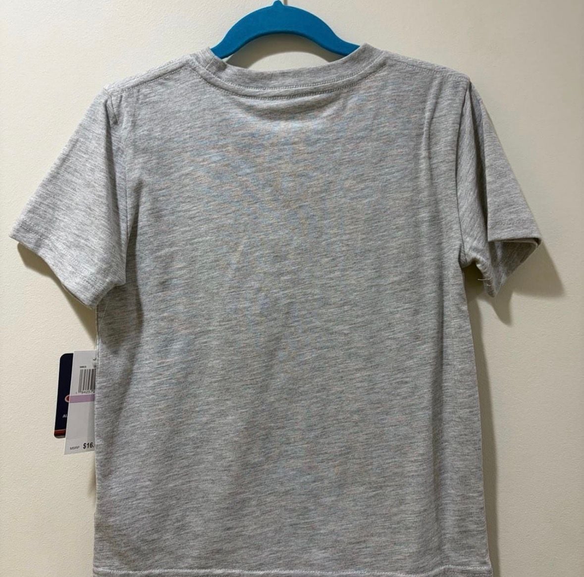 Champion Boys Gray Logo Pocket T-Shirt Size 6 3