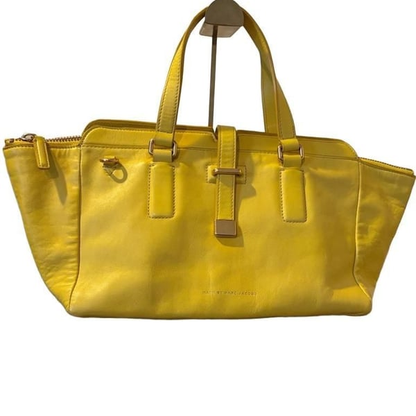 Marc By Marc Jacobs Yellow Leather Handbag
