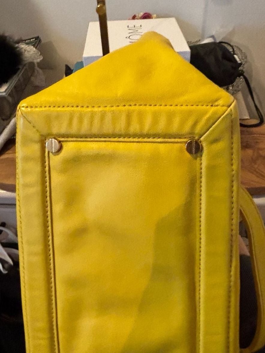 Marc By Marc Jacobs Yellow Leather Handbag 8