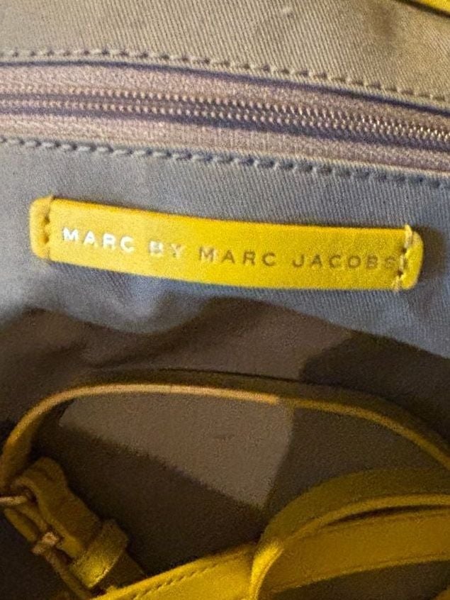 Marc By Marc Jacobs Yellow Leather Handbag 7