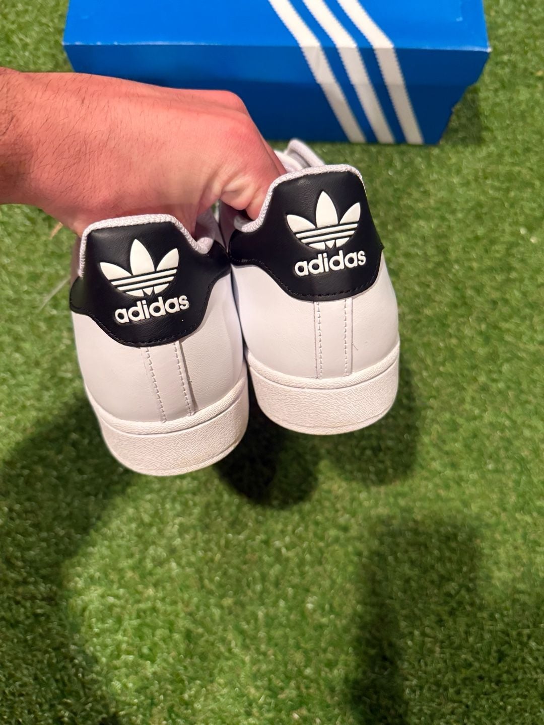 Adidas Superstar Size 11.5 Footwear White Core Black 5