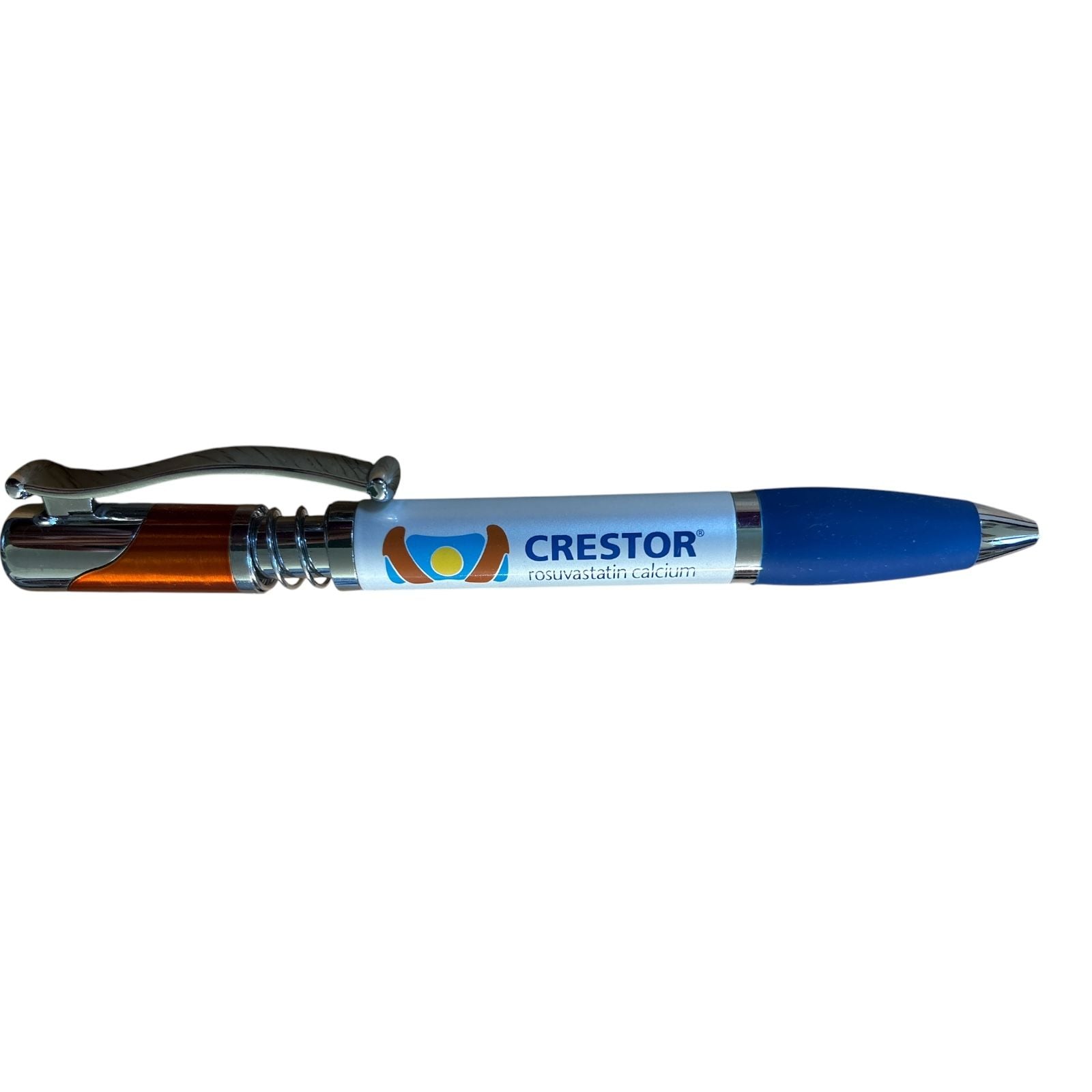 Crestor Rosuvastatin Calcium Promotional Heavy Metal Pen Black Ink Works 2