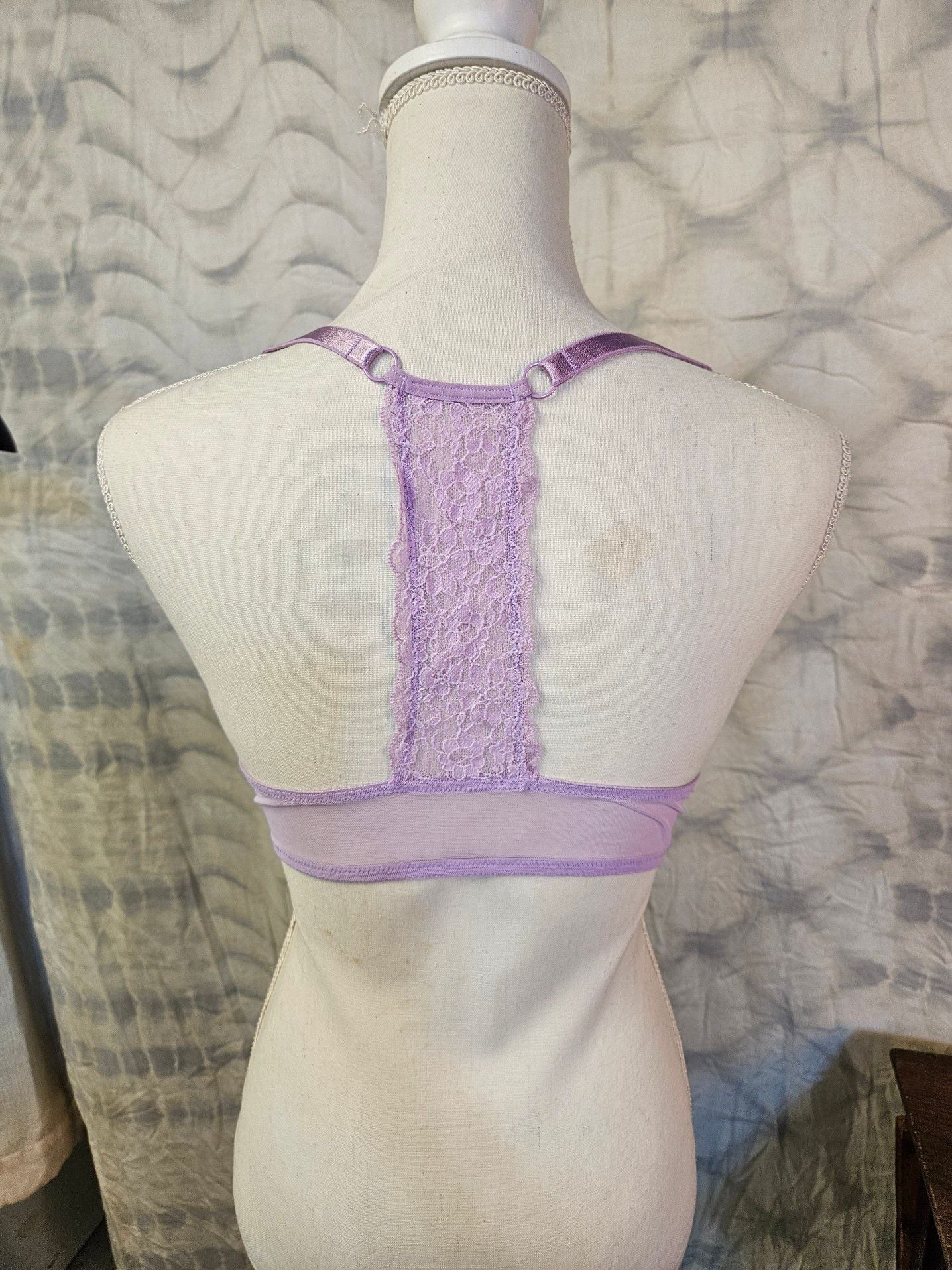 36C Purple DaisyLace FrontClose T ExtremeLift Victorias Secret Plunge PU UW Bra 3