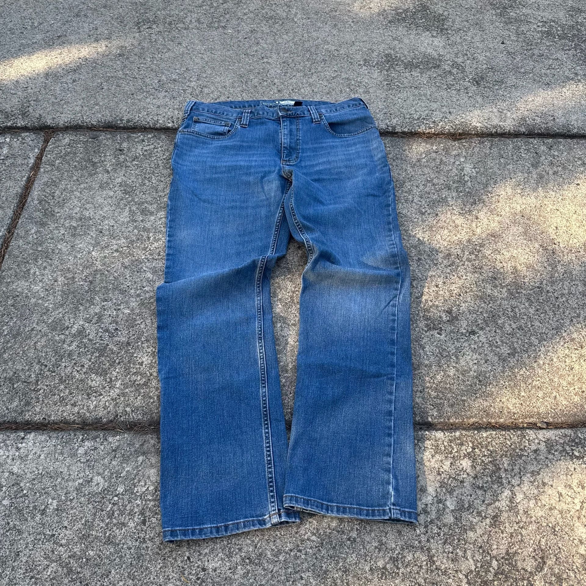 Carhartt Slim Fit Jeans Size 34x30 Medium Wash Denim 2