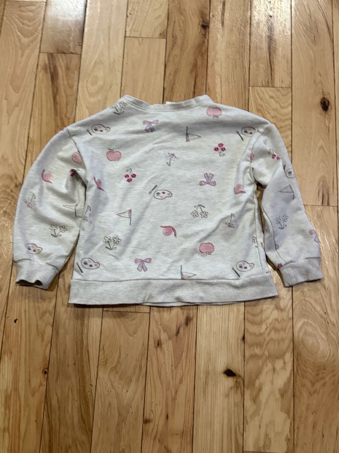 Carter's Sweatshirt Size 5T Ivory Graphic Print Pullover 3