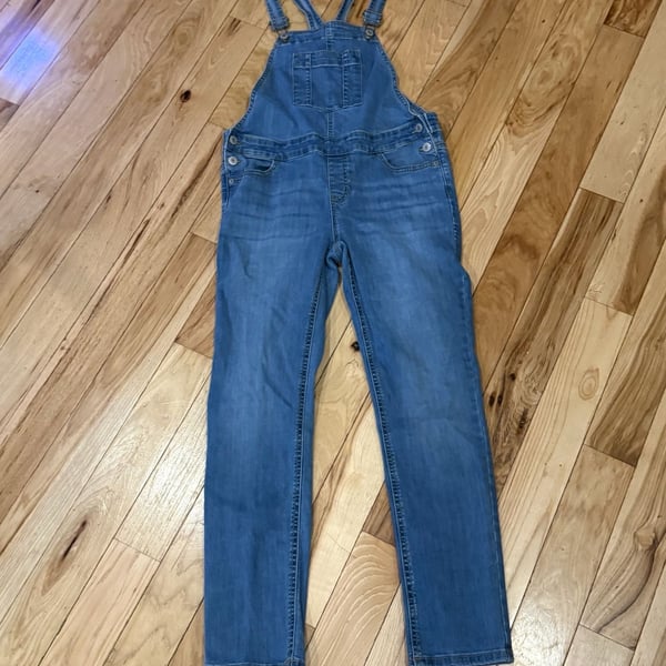 Thereabouts Girls Denim Overalls Size 14.5 Plus