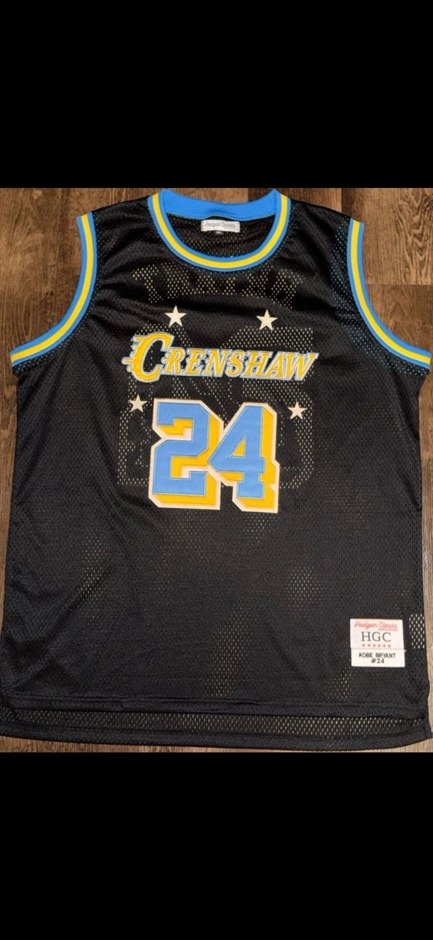 Headgear Classics Kobe Bryant Crenshaw #24 Jersey & Shorts Set 2