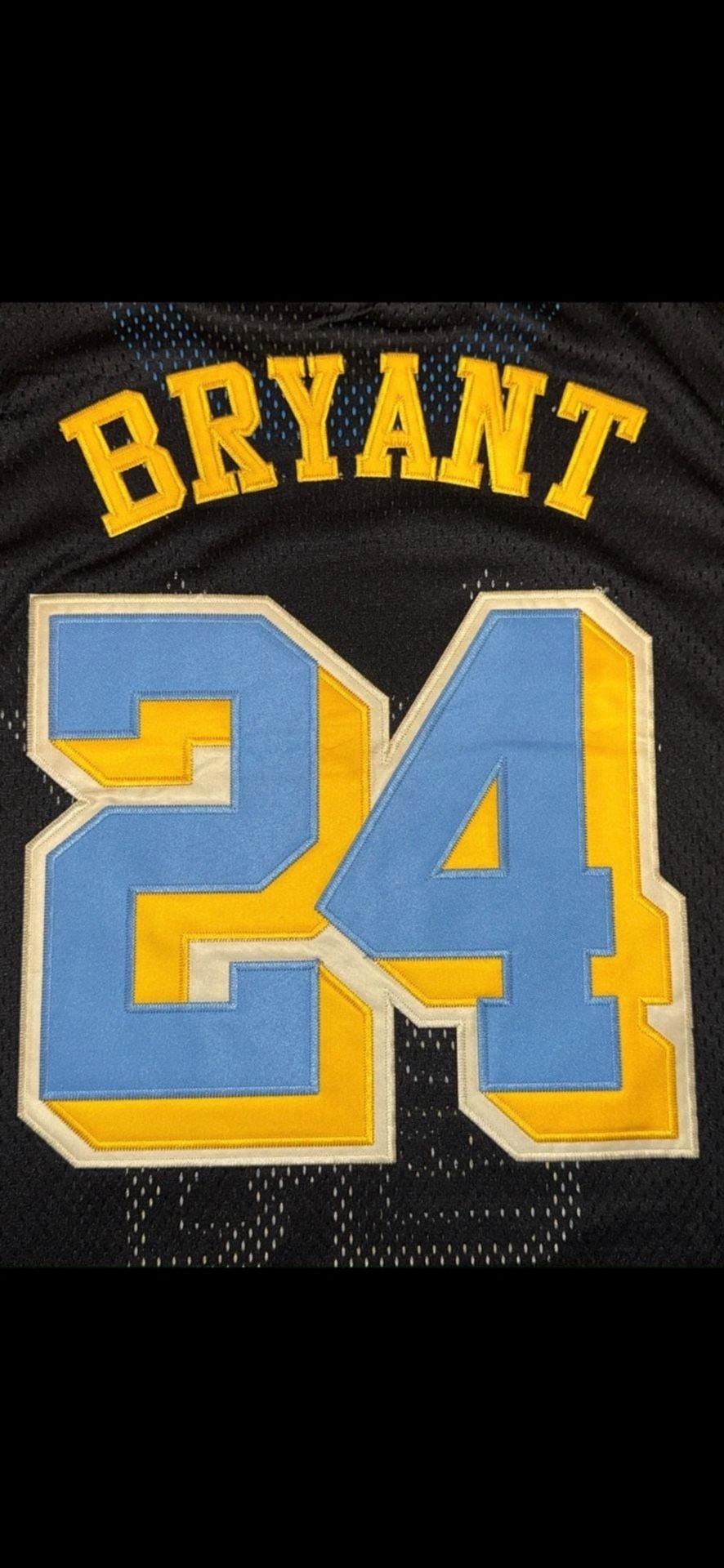 Headgear Classics Kobe Bryant Crenshaw #24 Jersey & Shorts Set 4