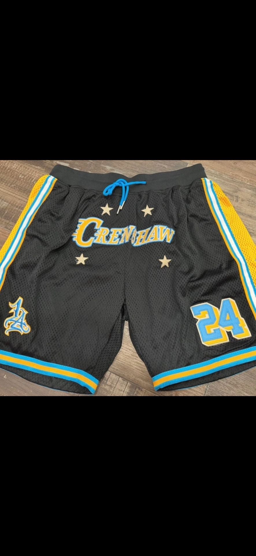 Headgear Classics Kobe Bryant Crenshaw #24 Jersey & Shorts Set 7