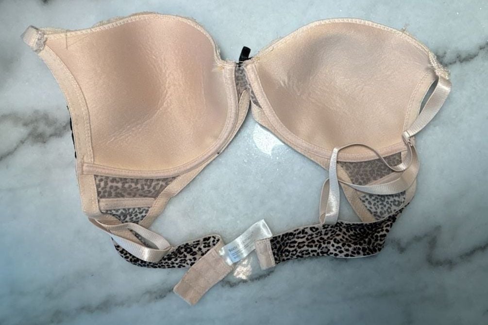 Maidenform Body Embrace Underwire Bra 36C Nude Leopard Print 3