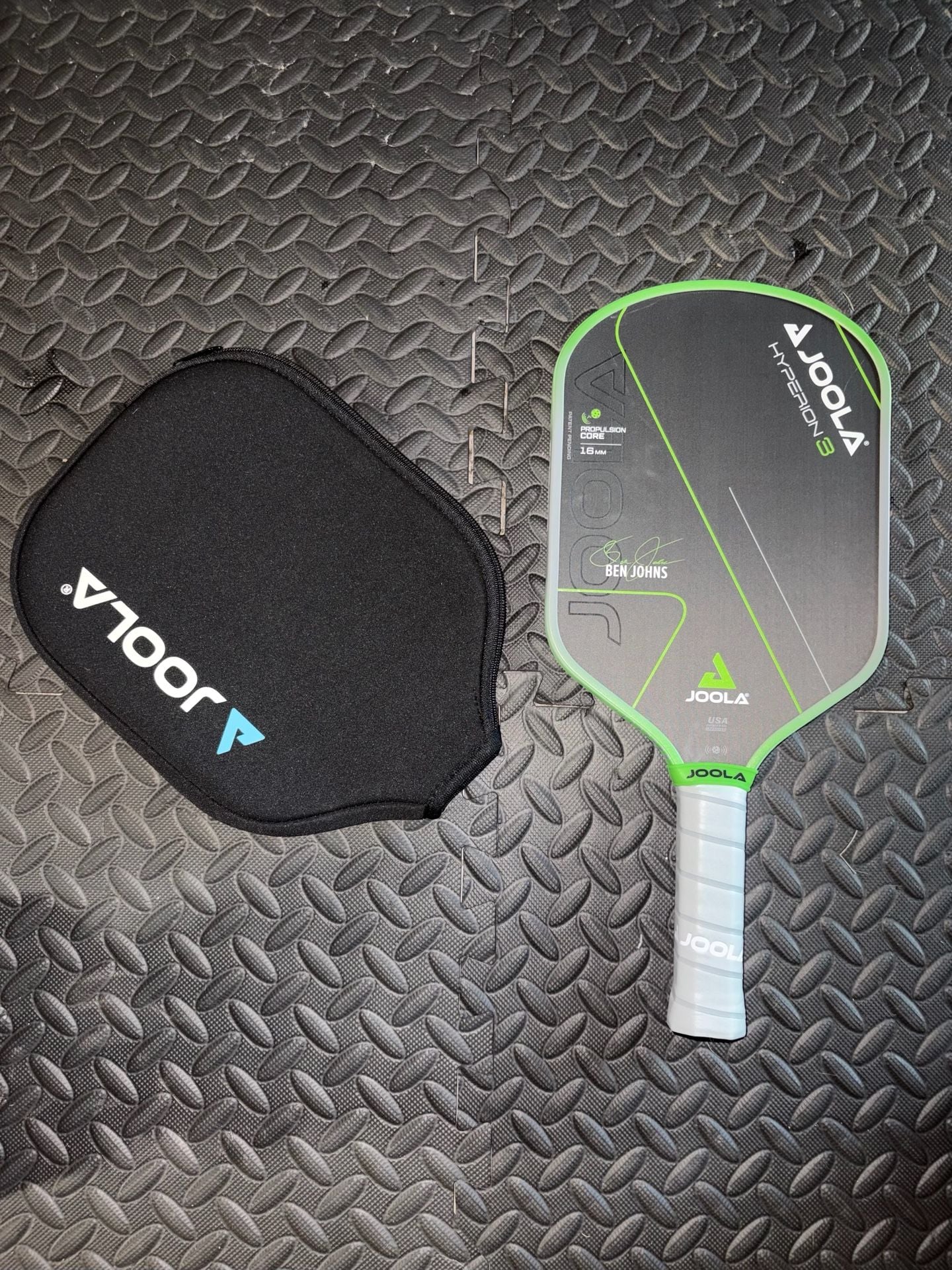 Joola Ben Johns Hyperion 3 16mm Pickleball Paddle Black Green 2