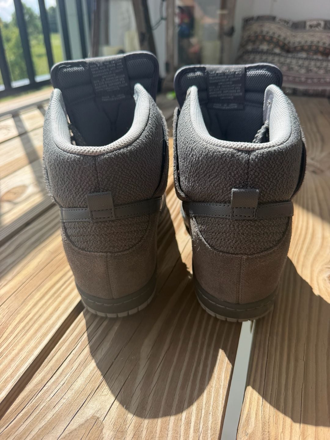 2014 Nike Dunk Sky Hi Wedge Gray 4