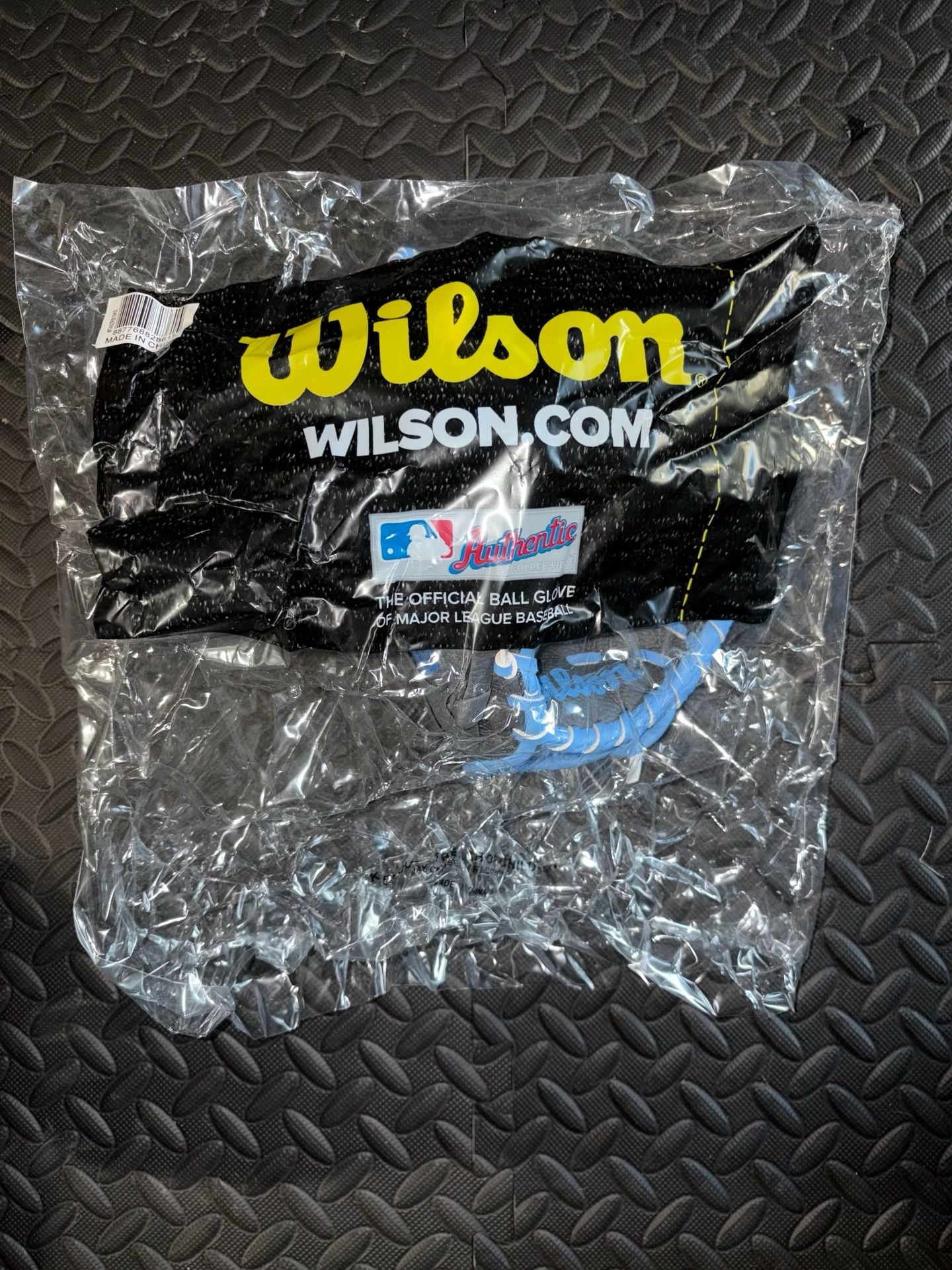 Wilson A200 Youth Baseball Glove 7 & Under Gray Blue Autism Speaks 1