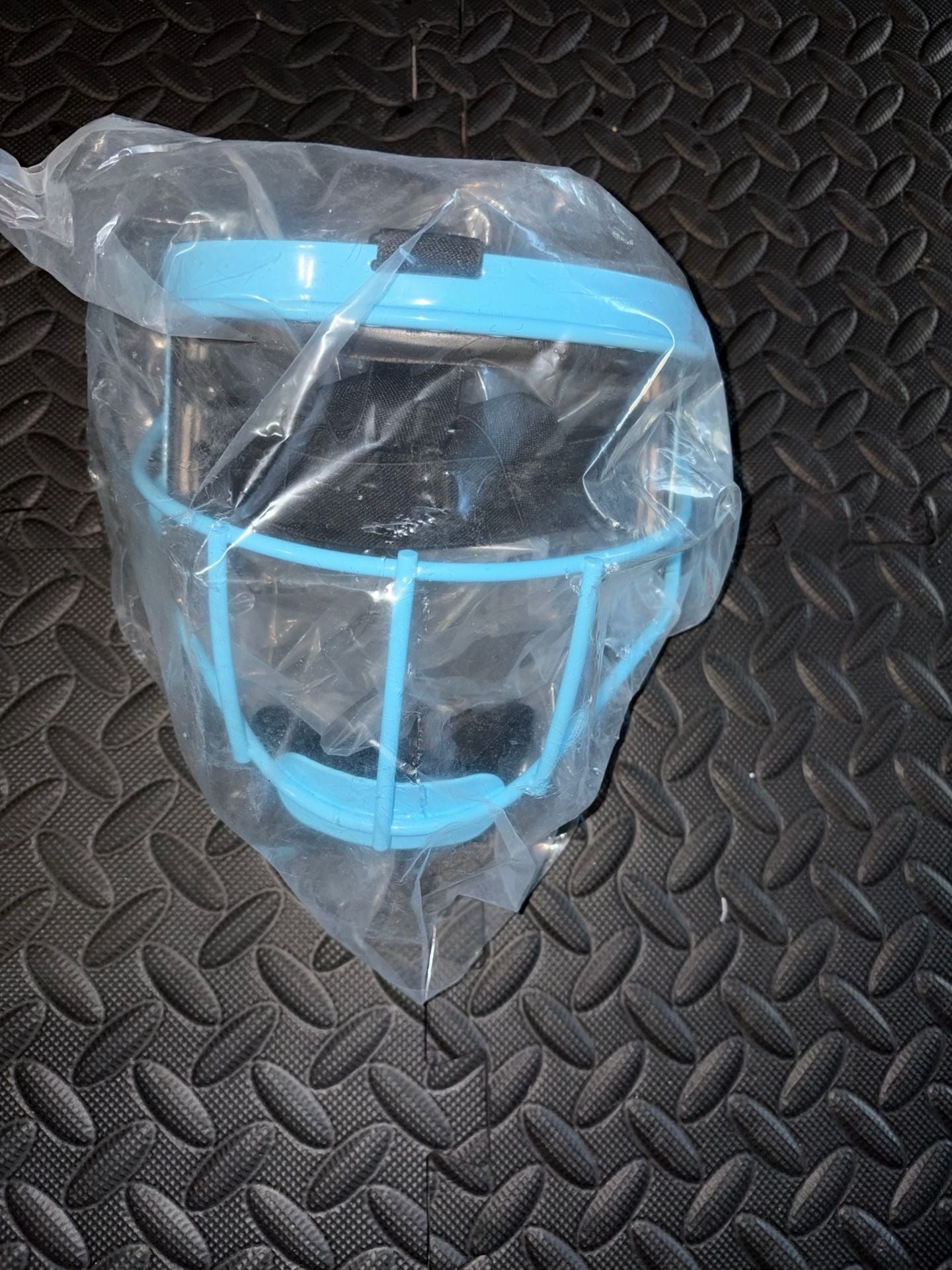 Defender Sports Youth Fielder's Mask Blue Softball Face Guard 1