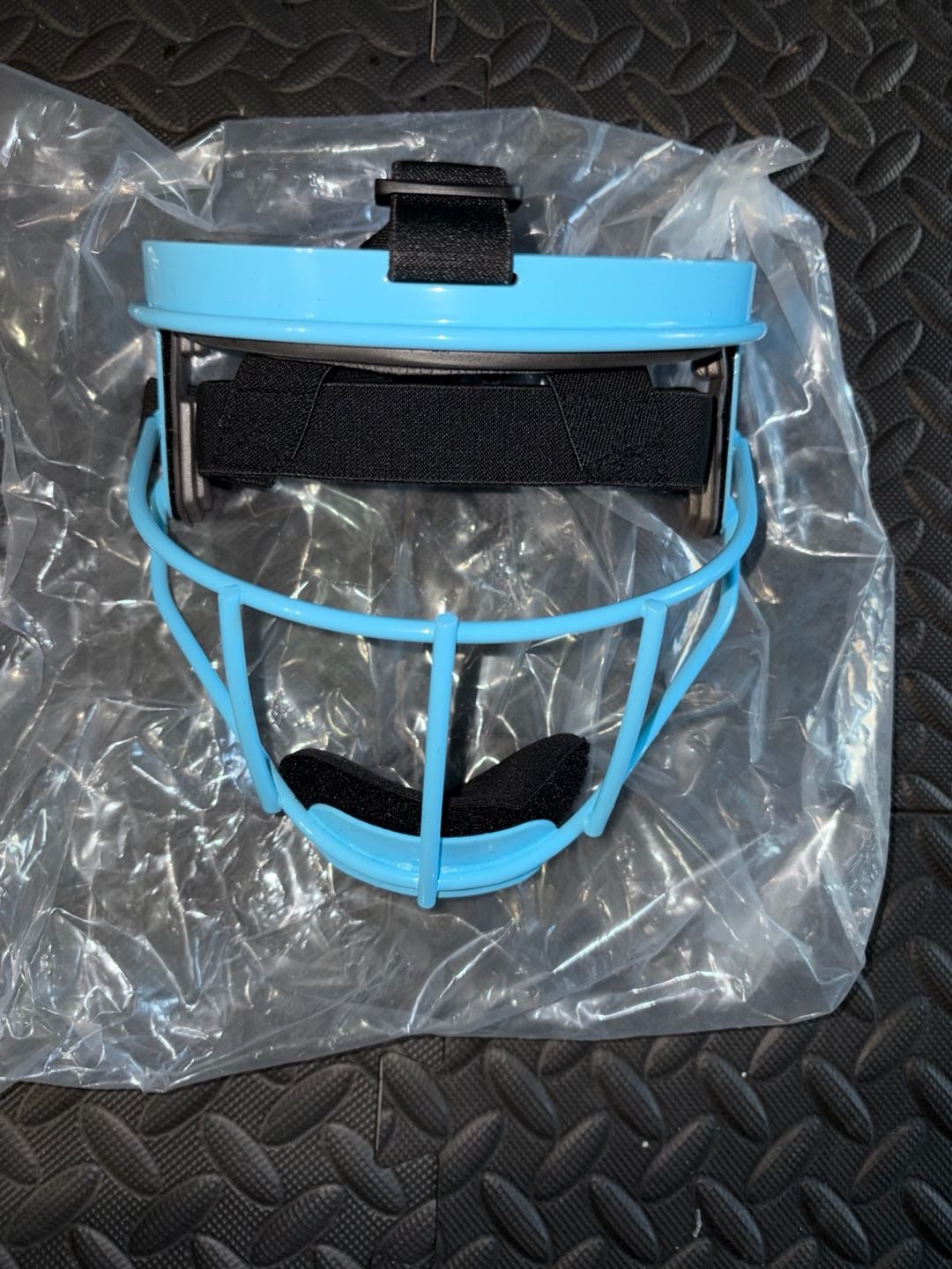 Defender Sports Youth Fielder's Mask Blue Softball Face Guard 2