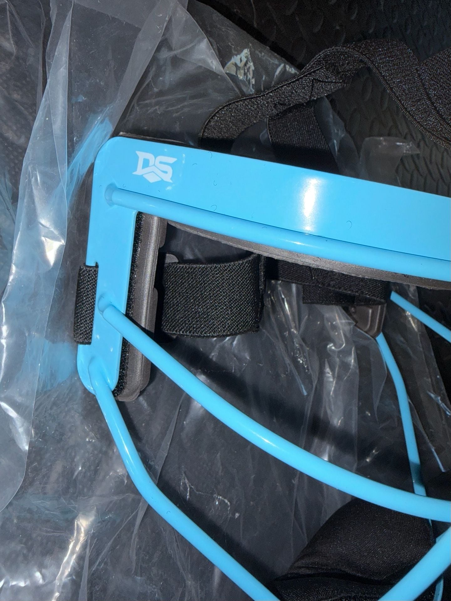 Defender Sports Youth Fielder's Mask Blue Softball Face Guard 5