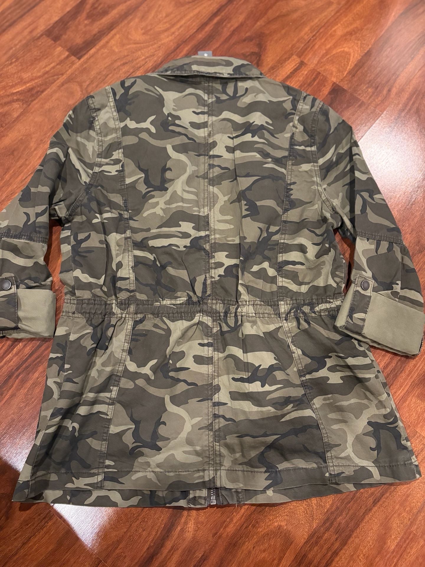 Ashley 26 International Camo Jacket Size M Utility Army Military 6
