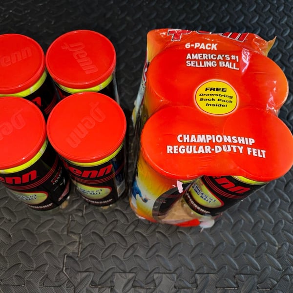 Penn Championship Regular Duty 6-Pack Tennis Balls