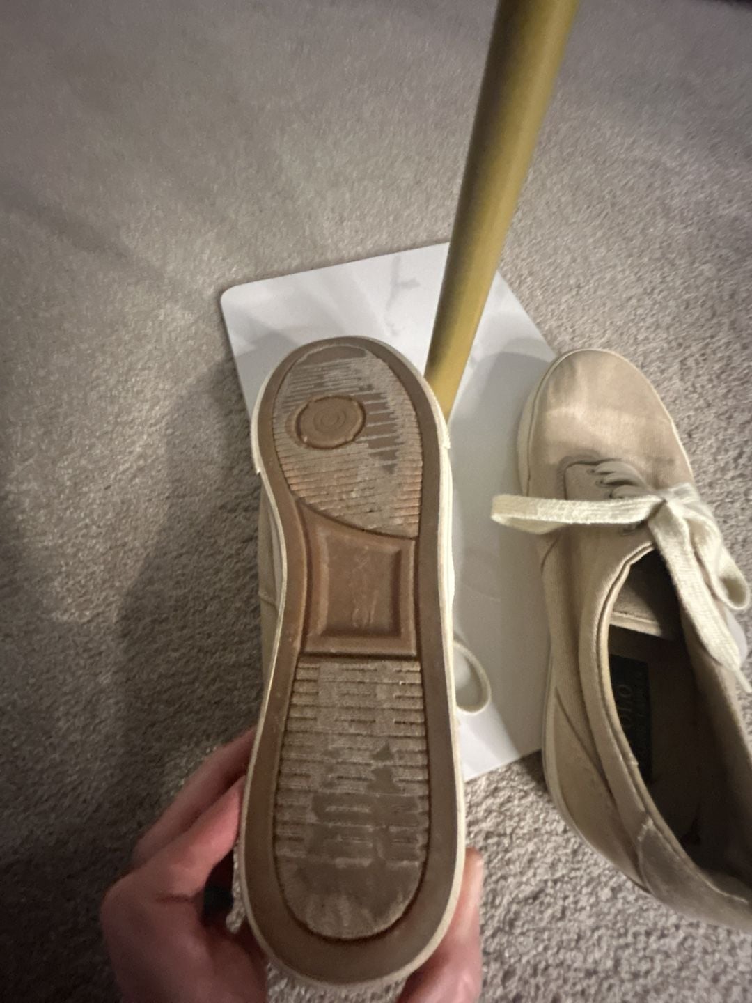 Polo Ralph Lauren Vaughn Sneaker Beige Canvas 9