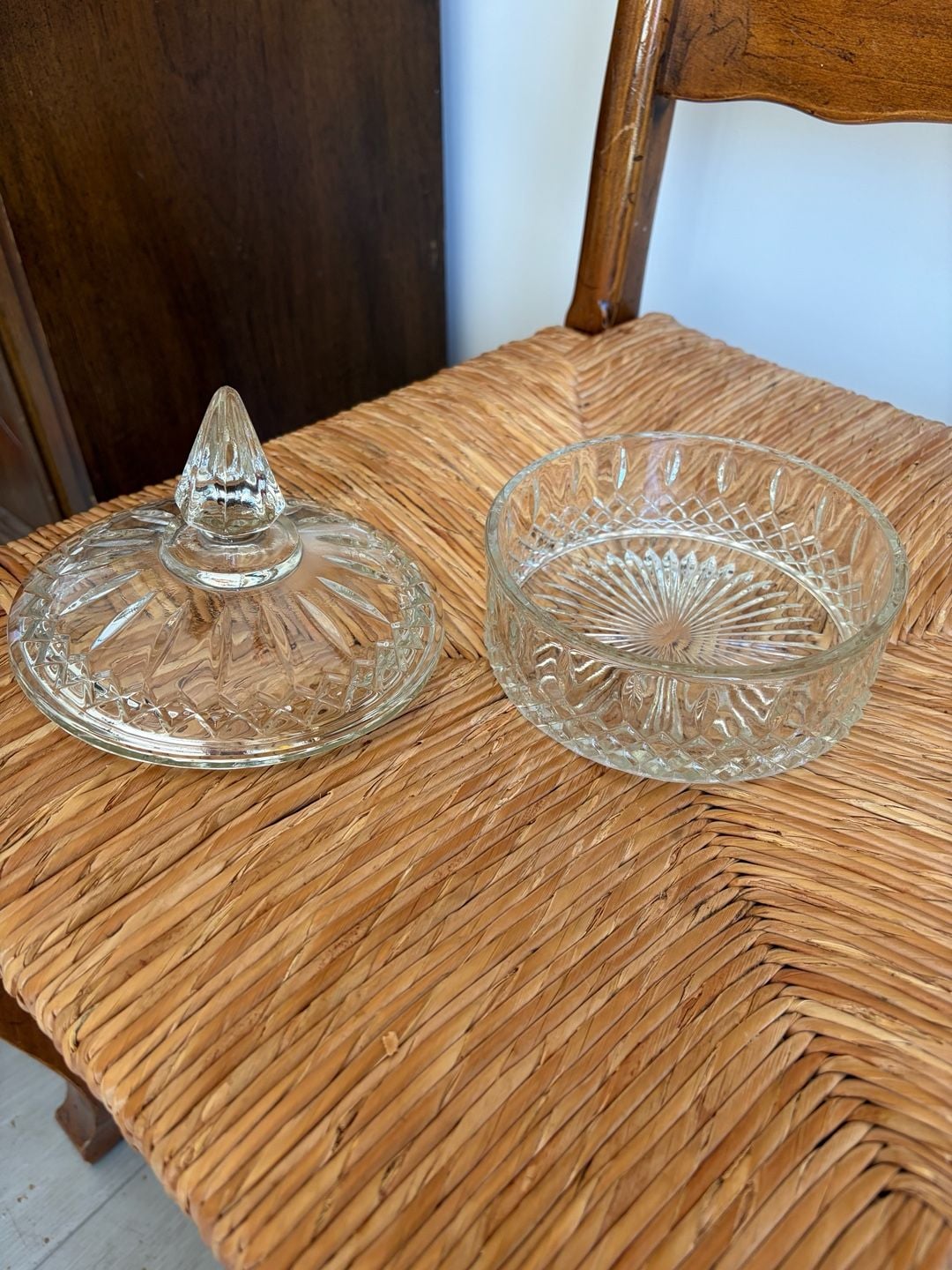 Indiana Glass Princess Clear Candy Dish 2