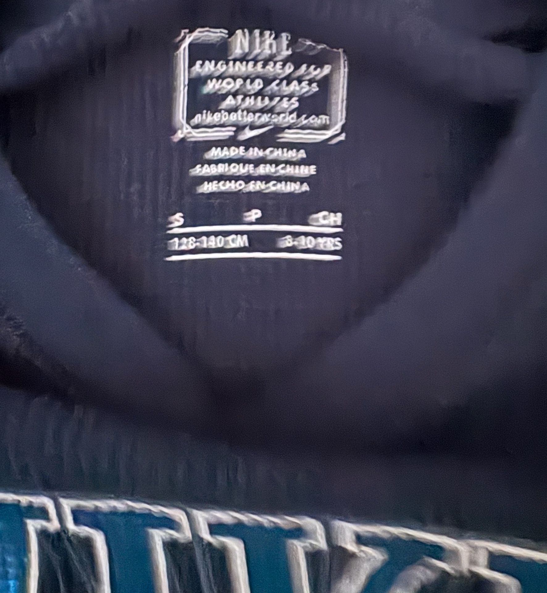 Nike Skateboarding Long Sleeve Waffle Thermal Shirt Size Youth Snall Navy 3