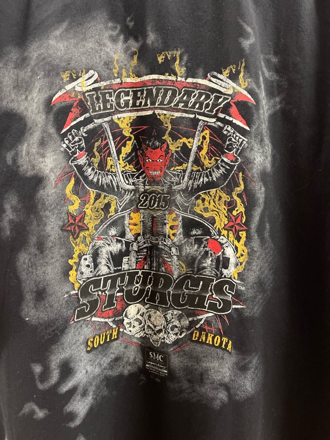 Dickies Sturgis 75th Anniversary Button Up Black Short Sleeve Work Shirt 8