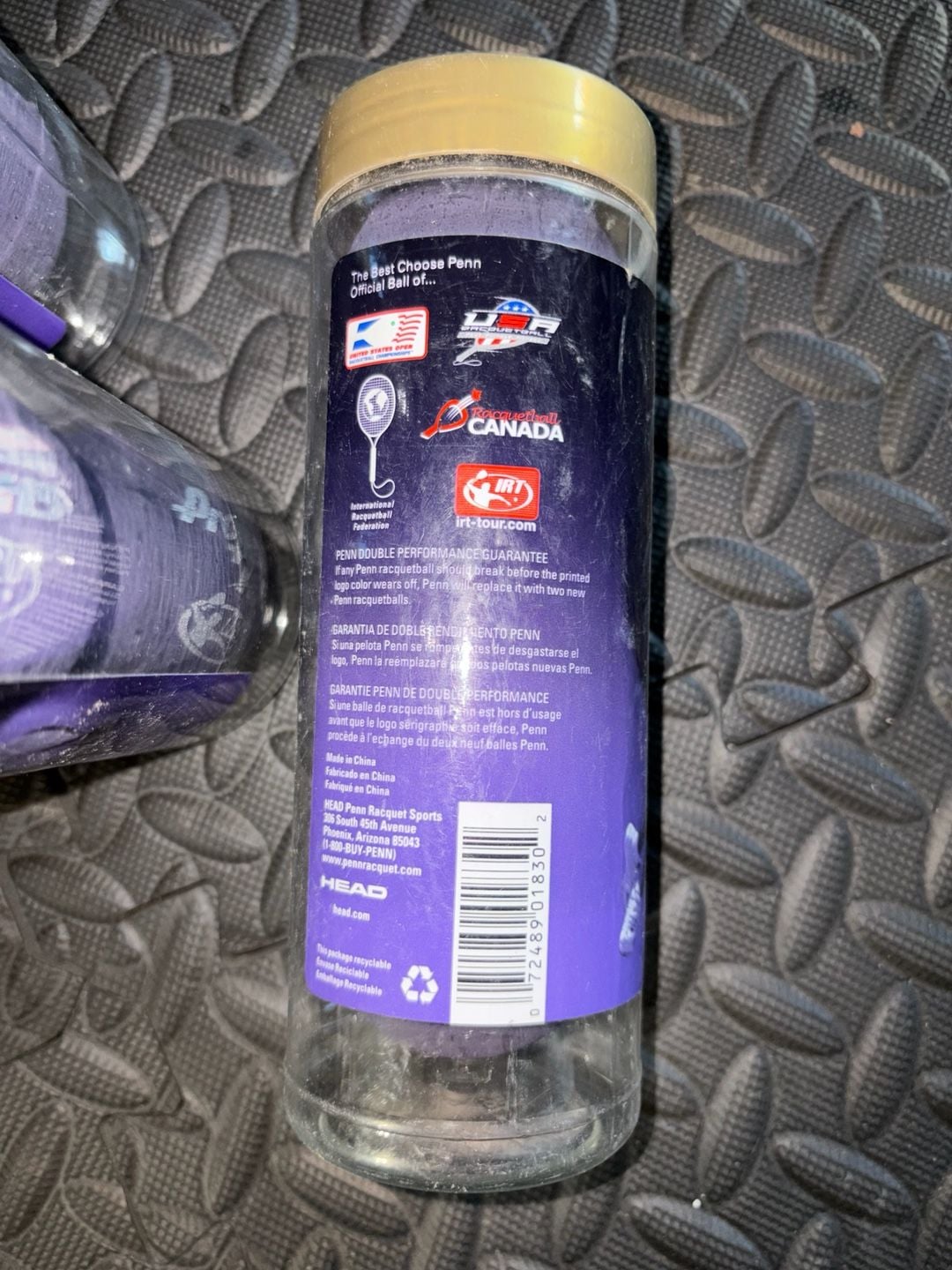 Penn Pro Penn HD Racquetballs Can of 3 Balls 4