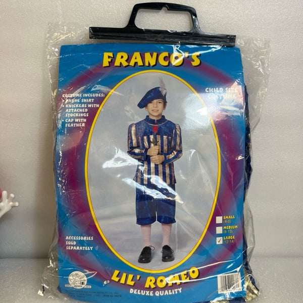 Franco's Lil' Romeo Costume Size (12-14) Deluxe Quality
