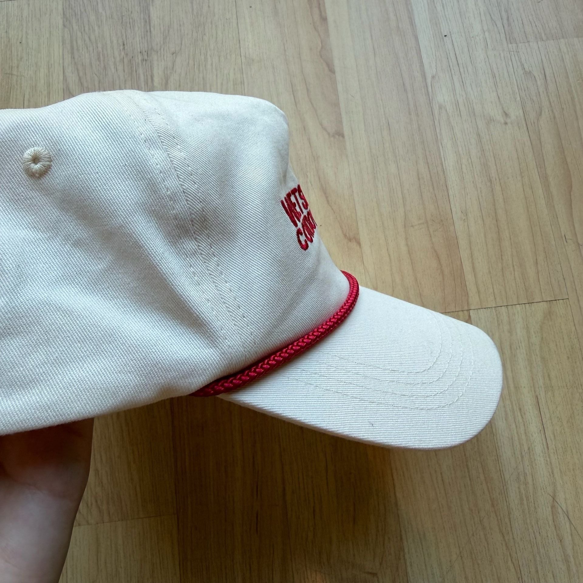 Le Surf Wetsuits & Cowboy Boots Hat Westetn Surf White Red Snapback 4