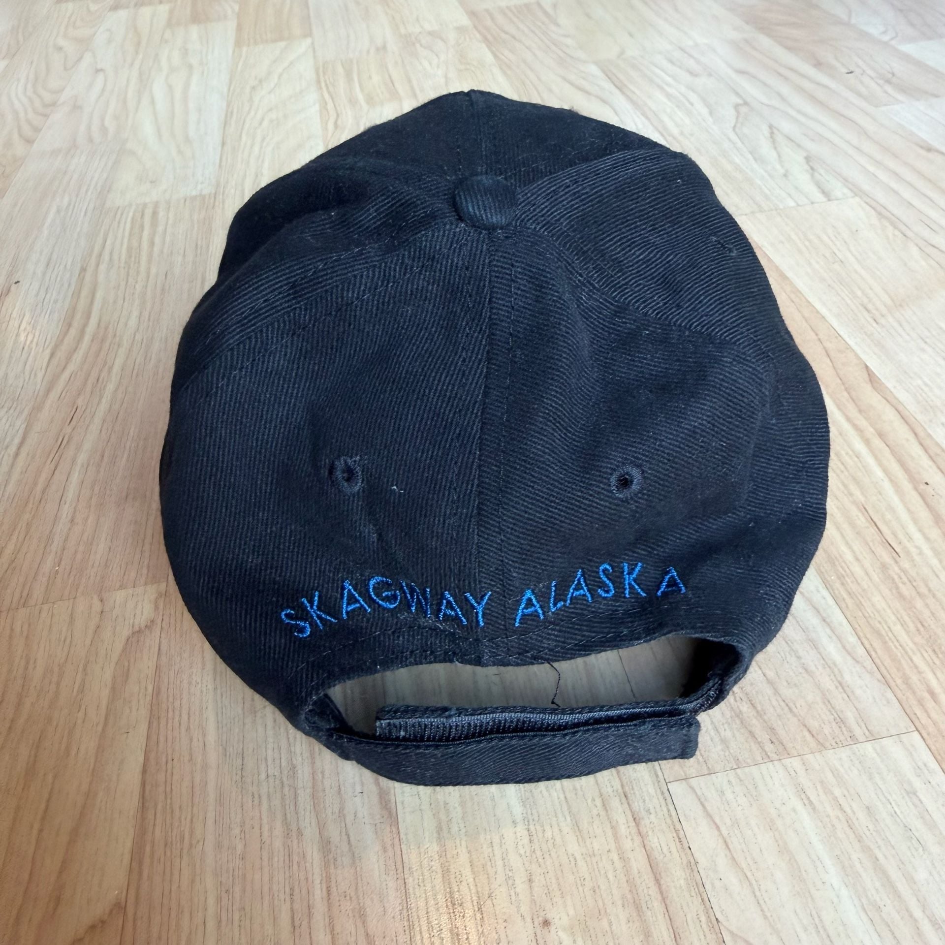 White Pass & Yukon Route Baseball Cap 2018 Skagway Alaska Black Adjustable 6