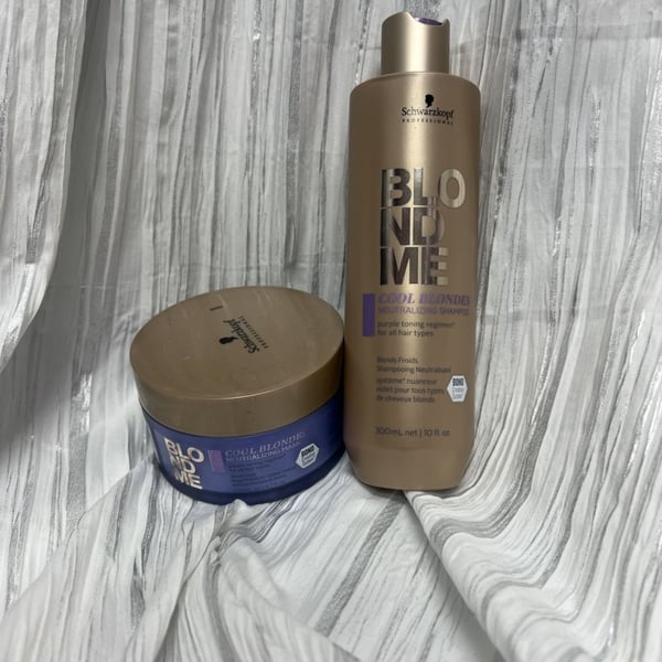 Schwarzkopf BLONDME Cool Blonde Neutralizing Shampoo (10 oz ...,