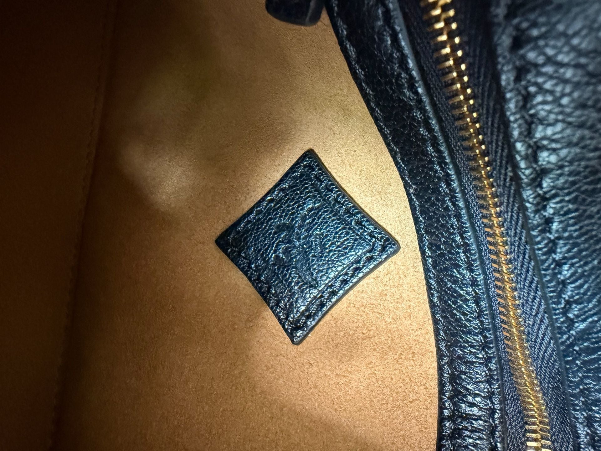 MCM Diamant 3D Small Goatskin Leather Shoulder Bag Black – MSRP $1,480 6
