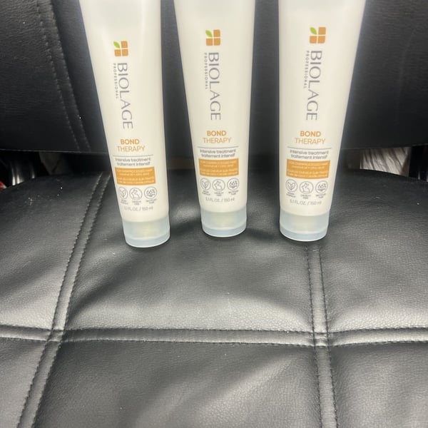 3 tubes of Biolage Bond Therapy Intensive Treatment Size 5.1 FL OZ / 150 ml