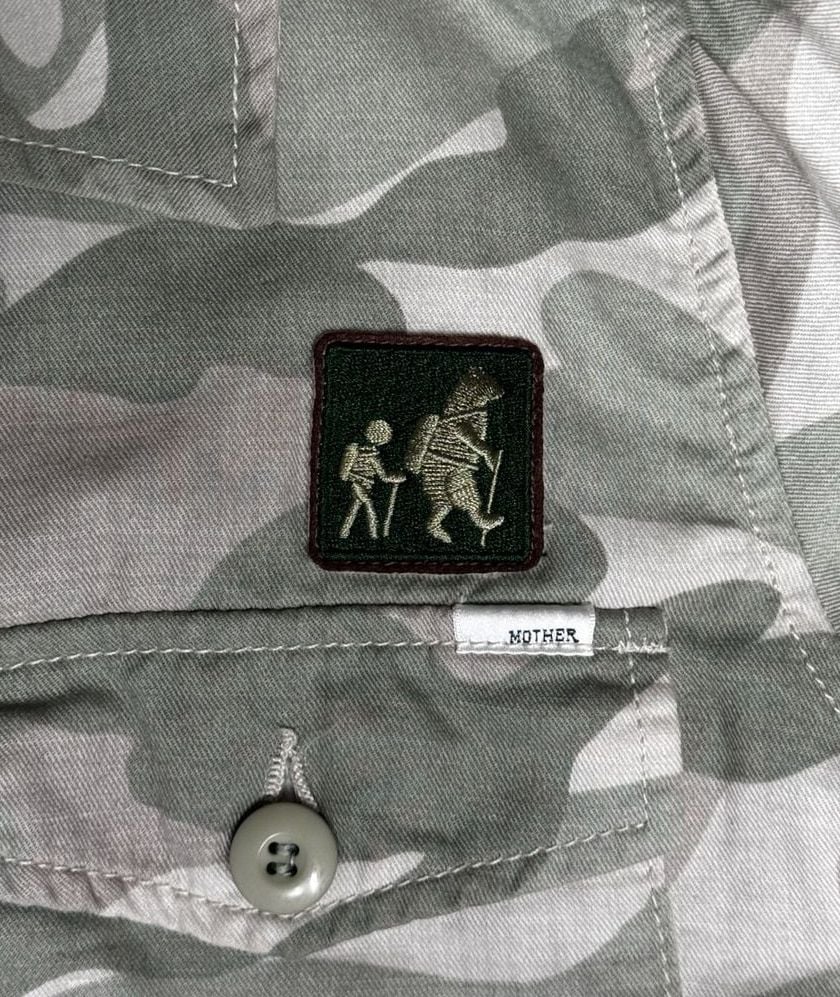 Mother Camo Field Jacket Size L Multi Cotton Utility Cargo 1222 4