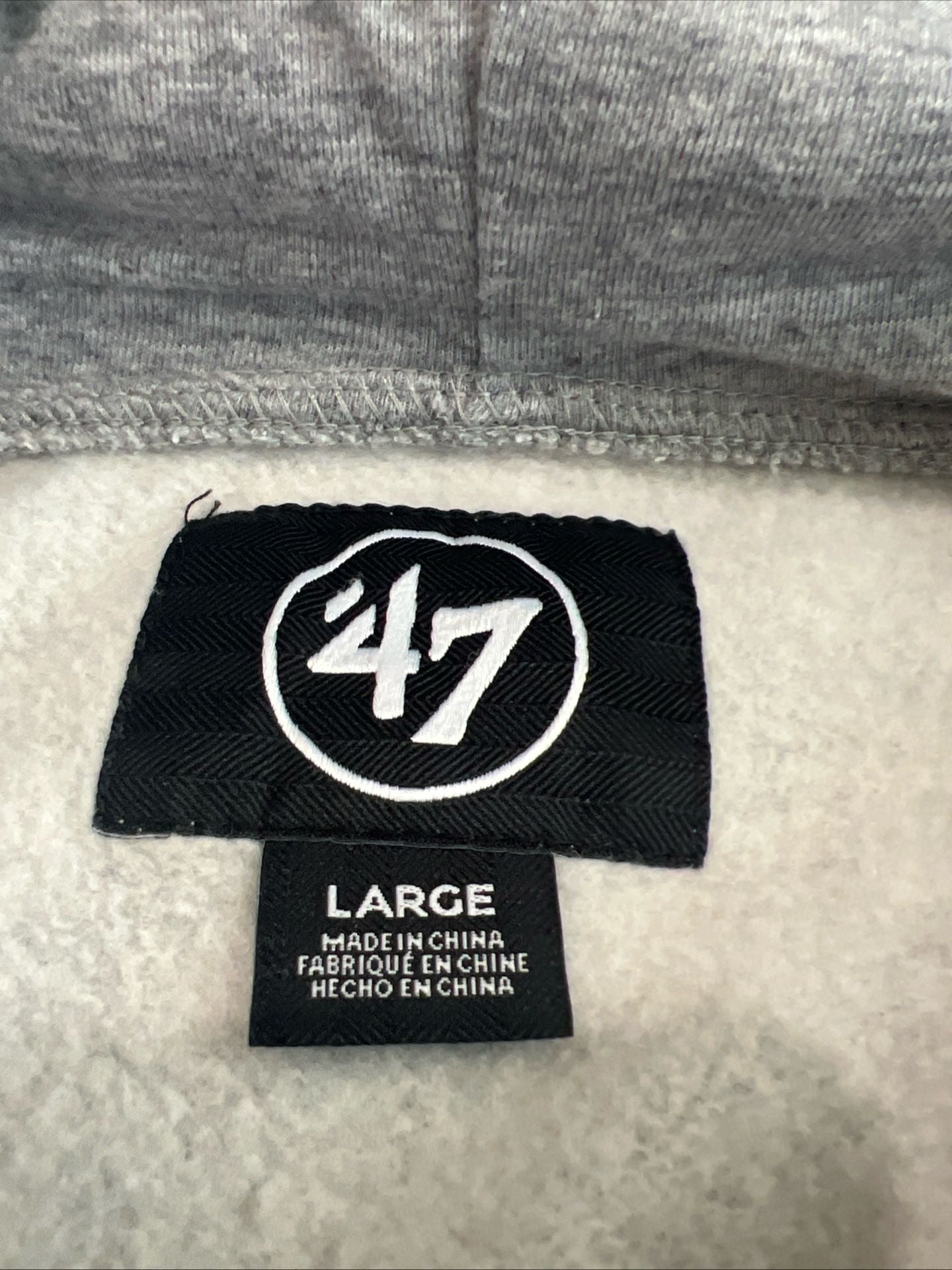 '47 Cleveland Browns Bevel Headline Hoodie Gray Size M 9