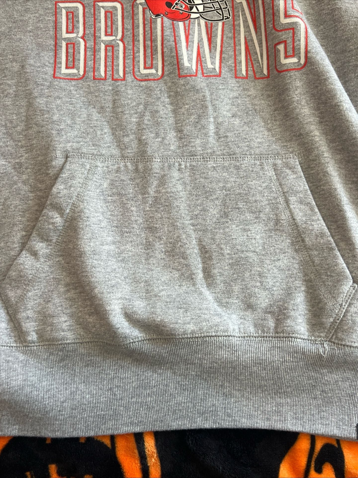 '47 Cleveland Browns Bevel Headline Hoodie Gray Size M 10