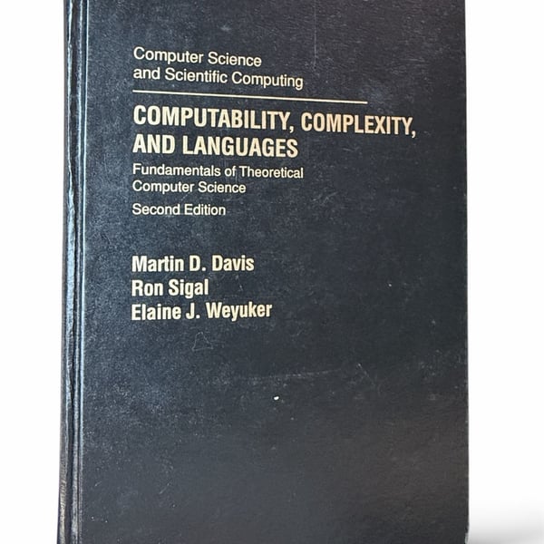Academic Press Computability Complexity and Languages Second Edition Book